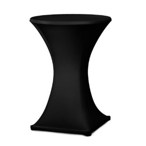 Stehtischhusse (Ø 70-80 cm) Schwarz