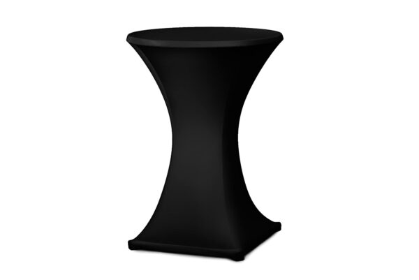 Stehtischhusse (Ø 70-80 cm) Schwarz